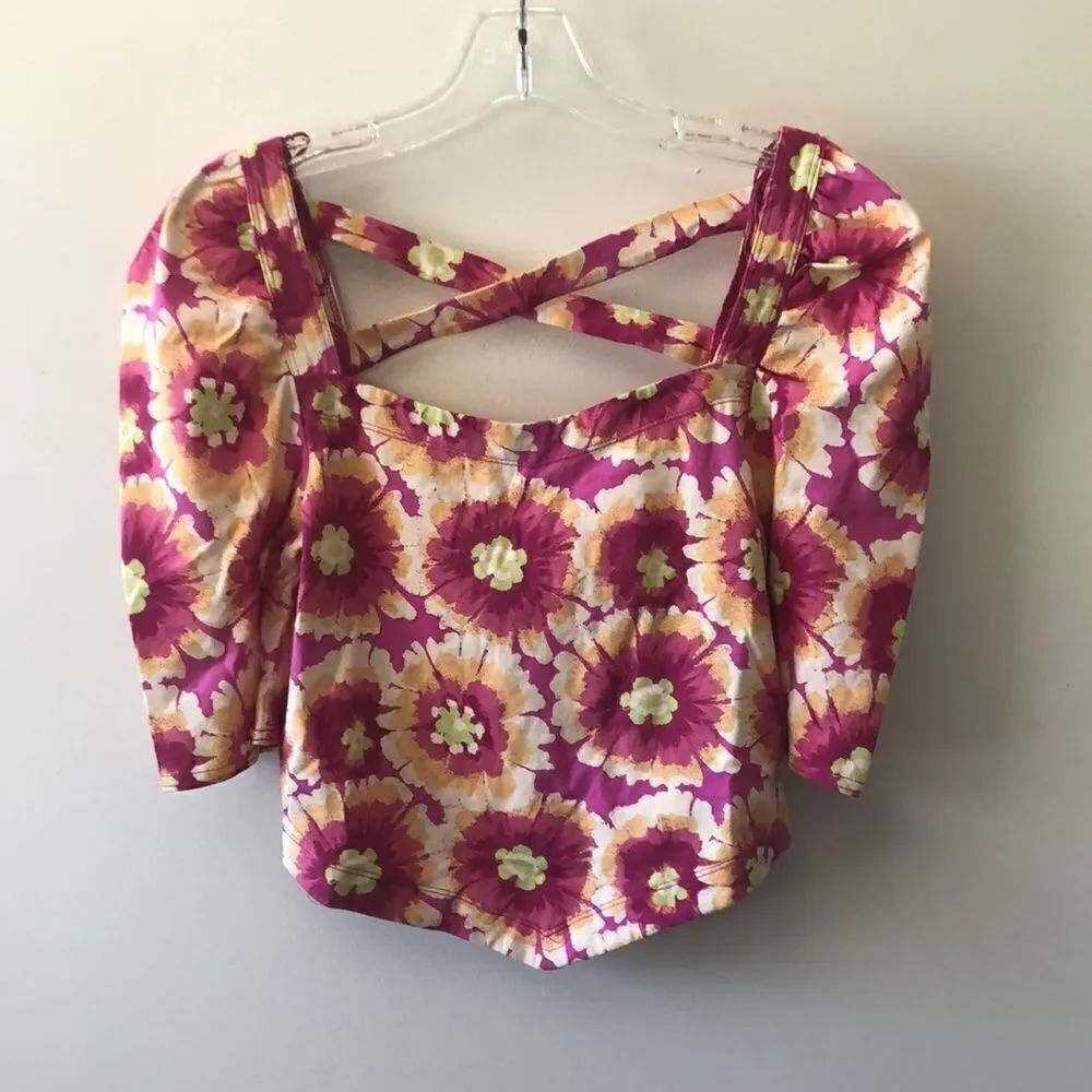Free People Give Me More Crop Top Size M Pop Combo NWT